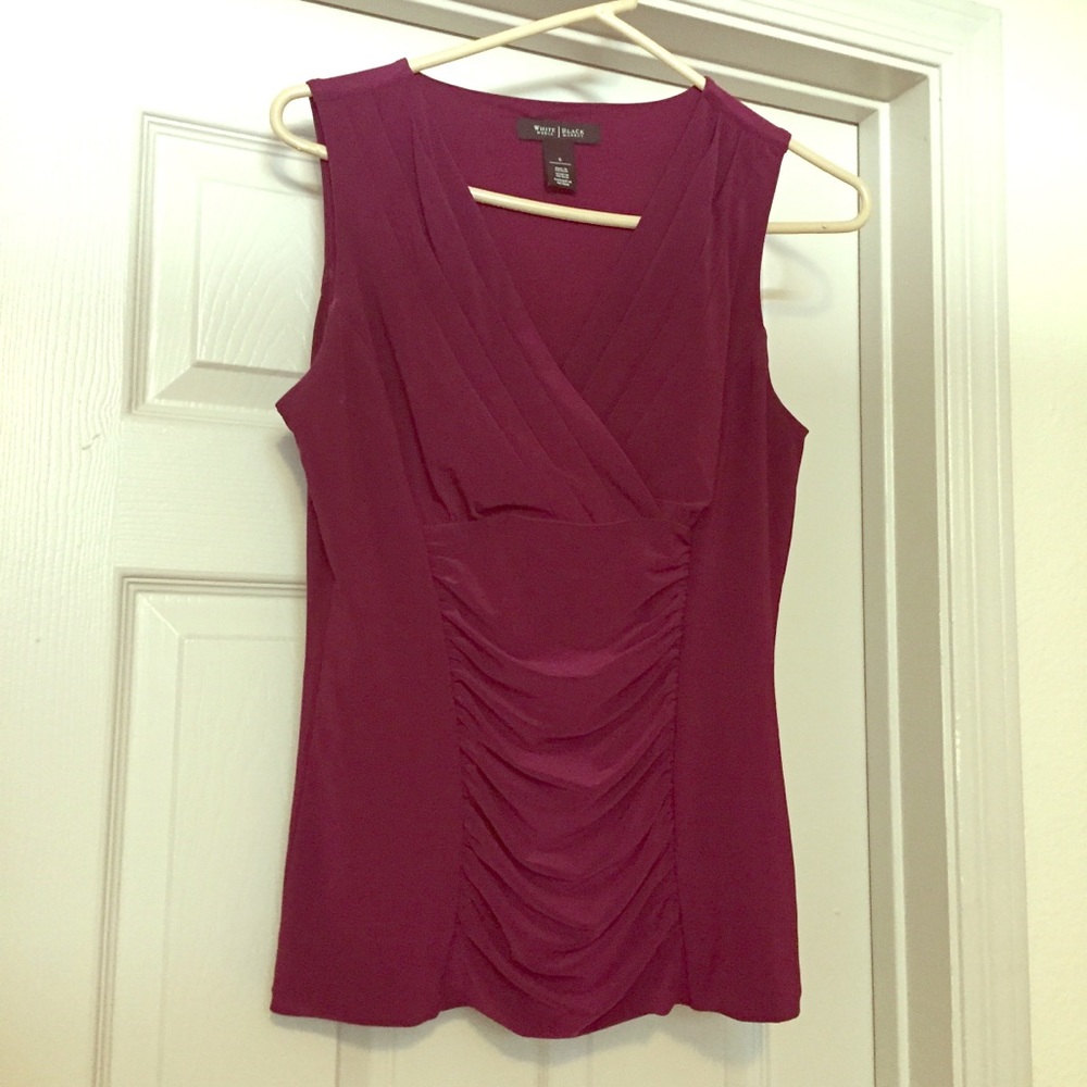 Maroon purple tank.